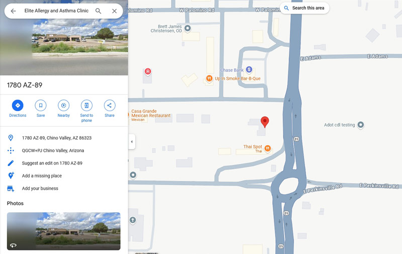 Chino Valley location